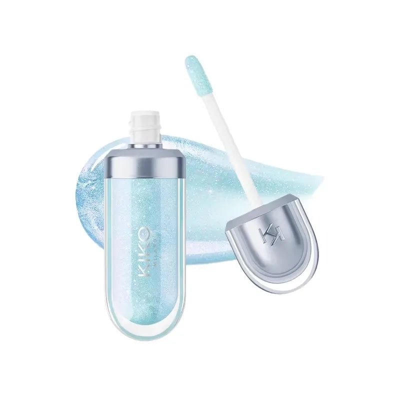 3D Nourishing Lip Glaze - Transparent Glossy Lipstick for Full, Radiant Lips in Milk Tea Shade