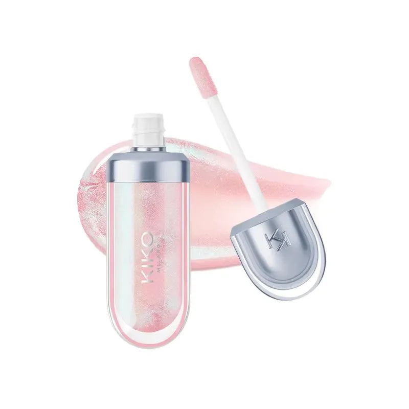 3D Nourishing Lip Glaze - Transparent Glossy Lipstick for Full, Radiant Lips in Milk Tea Shade