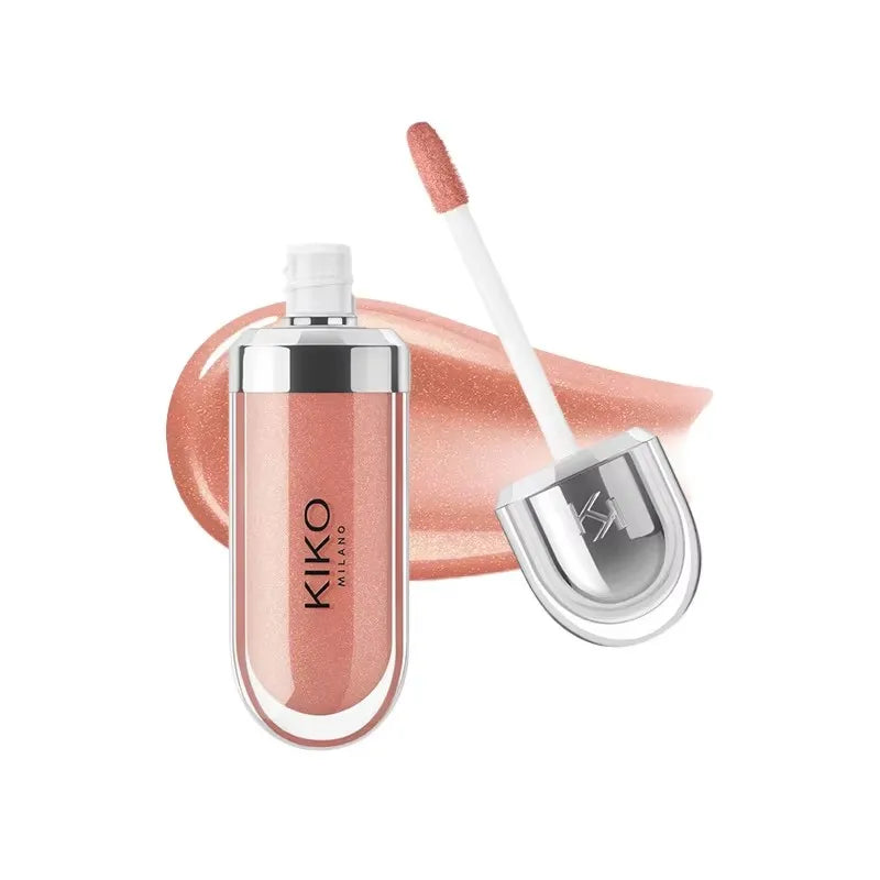 3D Nourishing Lip Glaze - Transparent Glossy Lipstick for Full, Radiant Lips in Milk Tea Shade