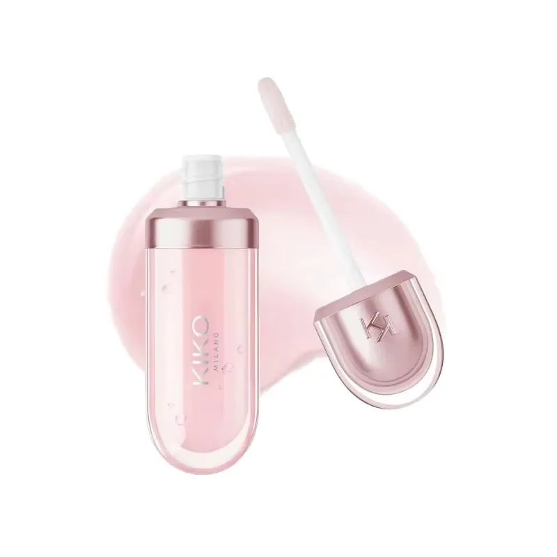 3D Nourishing Lip Glaze - Transparent Glossy Lipstick for Full, Radiant Lips in Milk Tea Shade