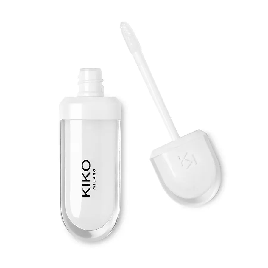 3D Nourishing Lip Glaze - Transparent Glossy Lipstick for Full, Radiant Lips in Milk Tea Shade
