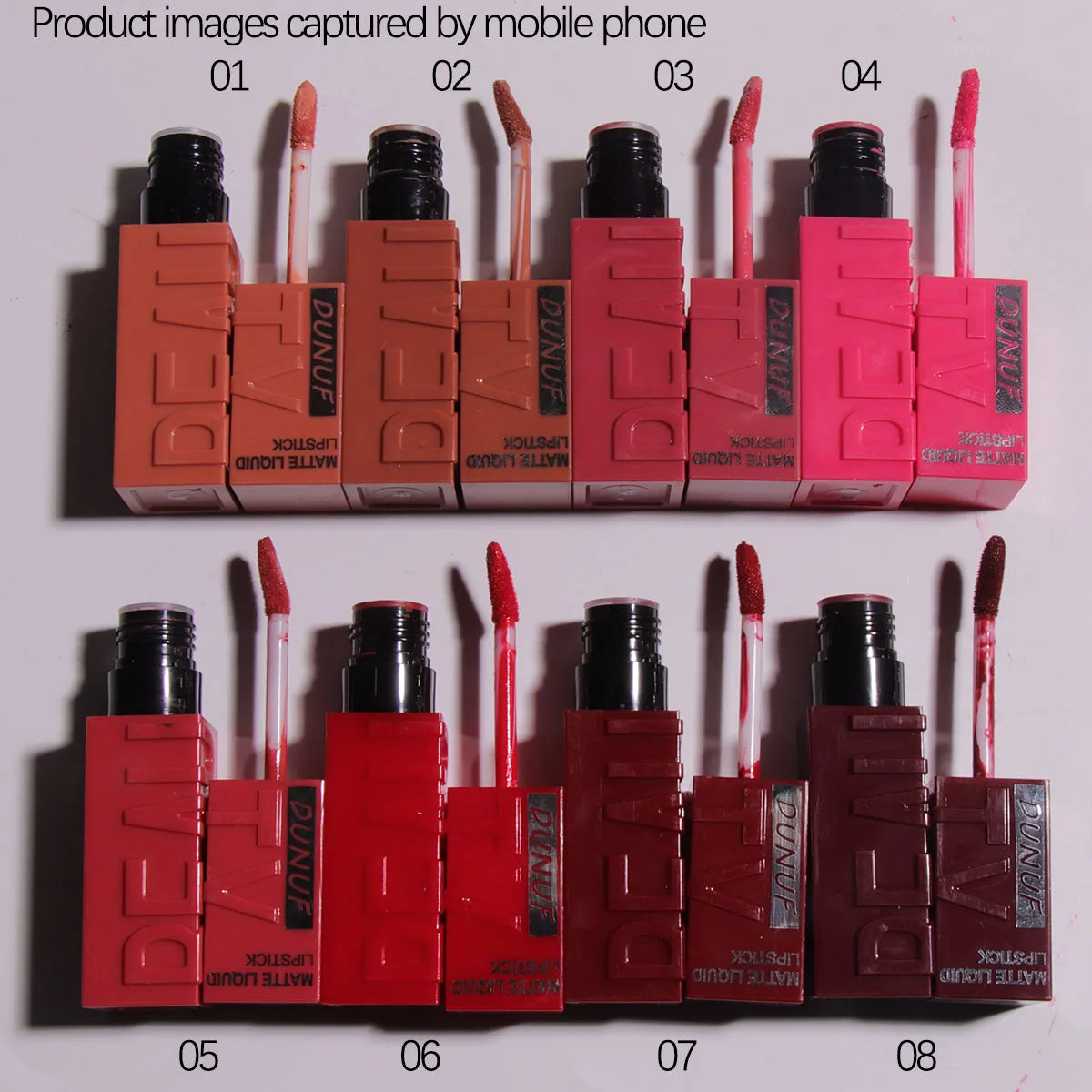 8-color matte velvet Liquid Lipstick-set /waterproof, Long-Lasting & Highly Pigmented