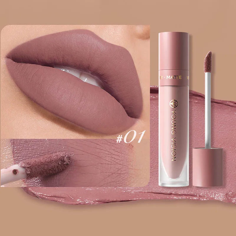 8-color matte velvet Liquid Lipstick-set /waterproof, Long-Lasting & Highly Pigmented