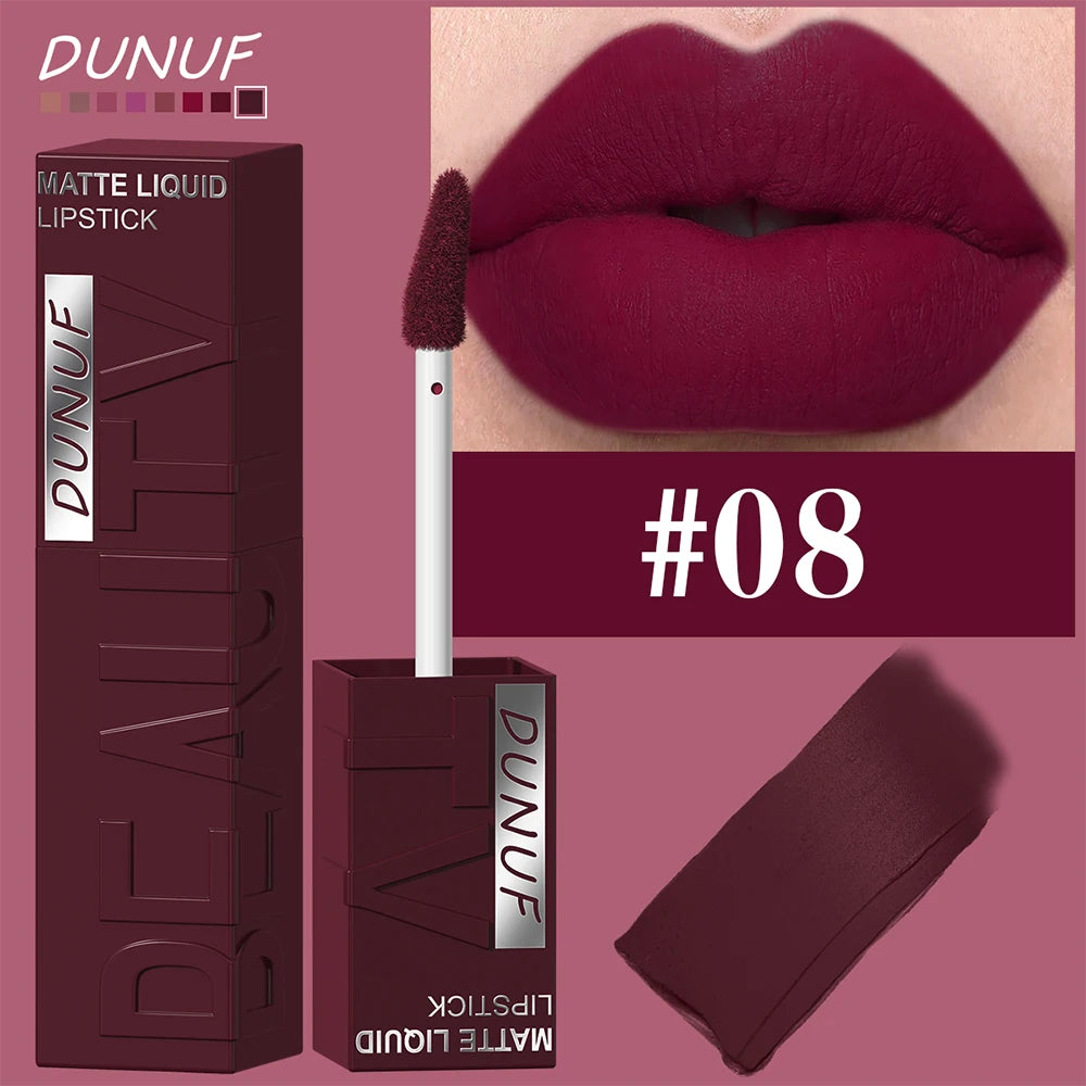 8-color matte velvet Liquid Lipstick-set /waterproof, Long-Lasting & Highly Pigmented