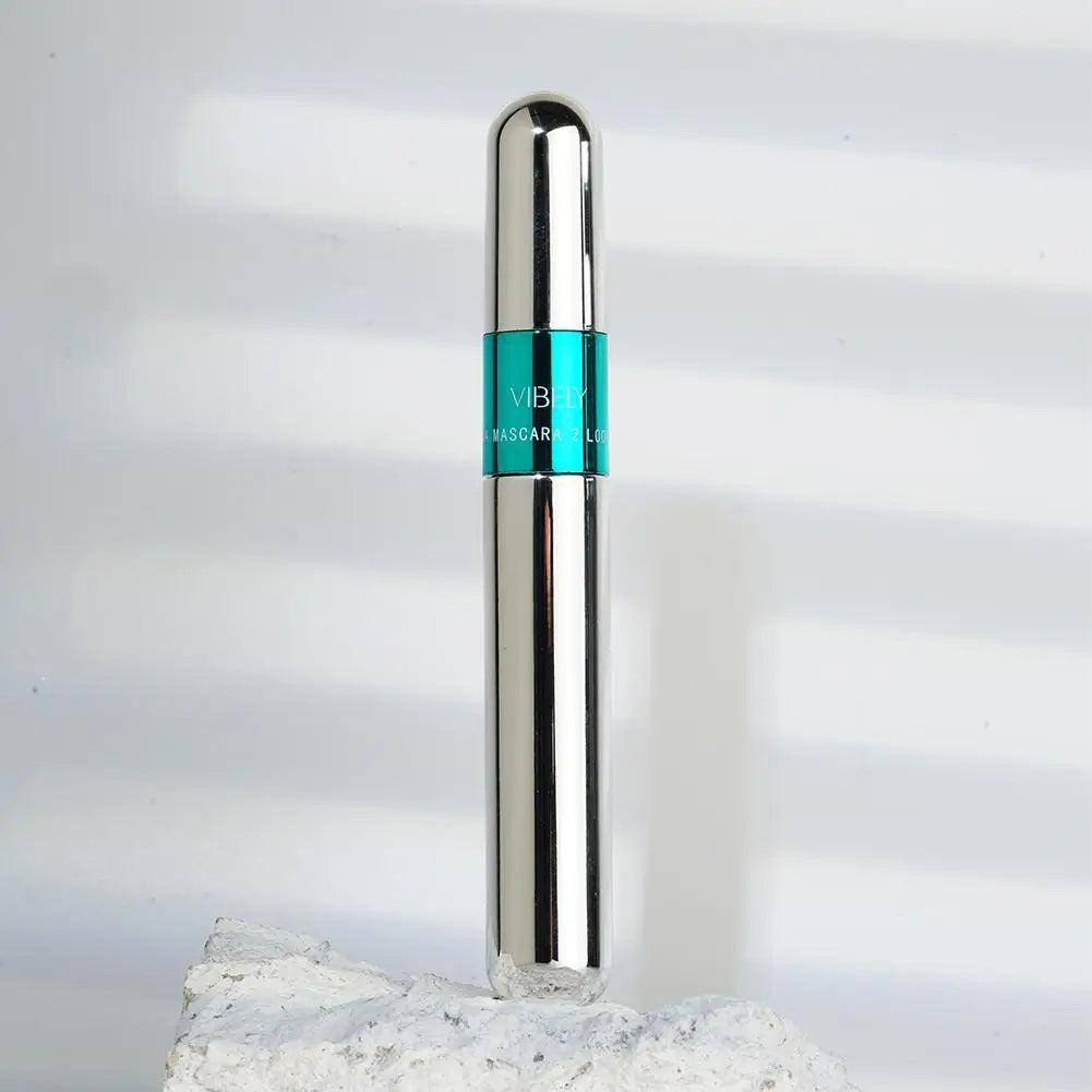 Two-in-one Mascara Eyeliner 4D Wide-angle Rotating Waterproof Slender