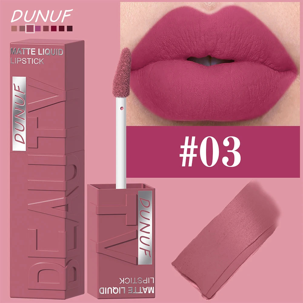 8-color matte velvet Liquid Lipstick-set /waterproof, Long-Lasting & Highly Pigmented