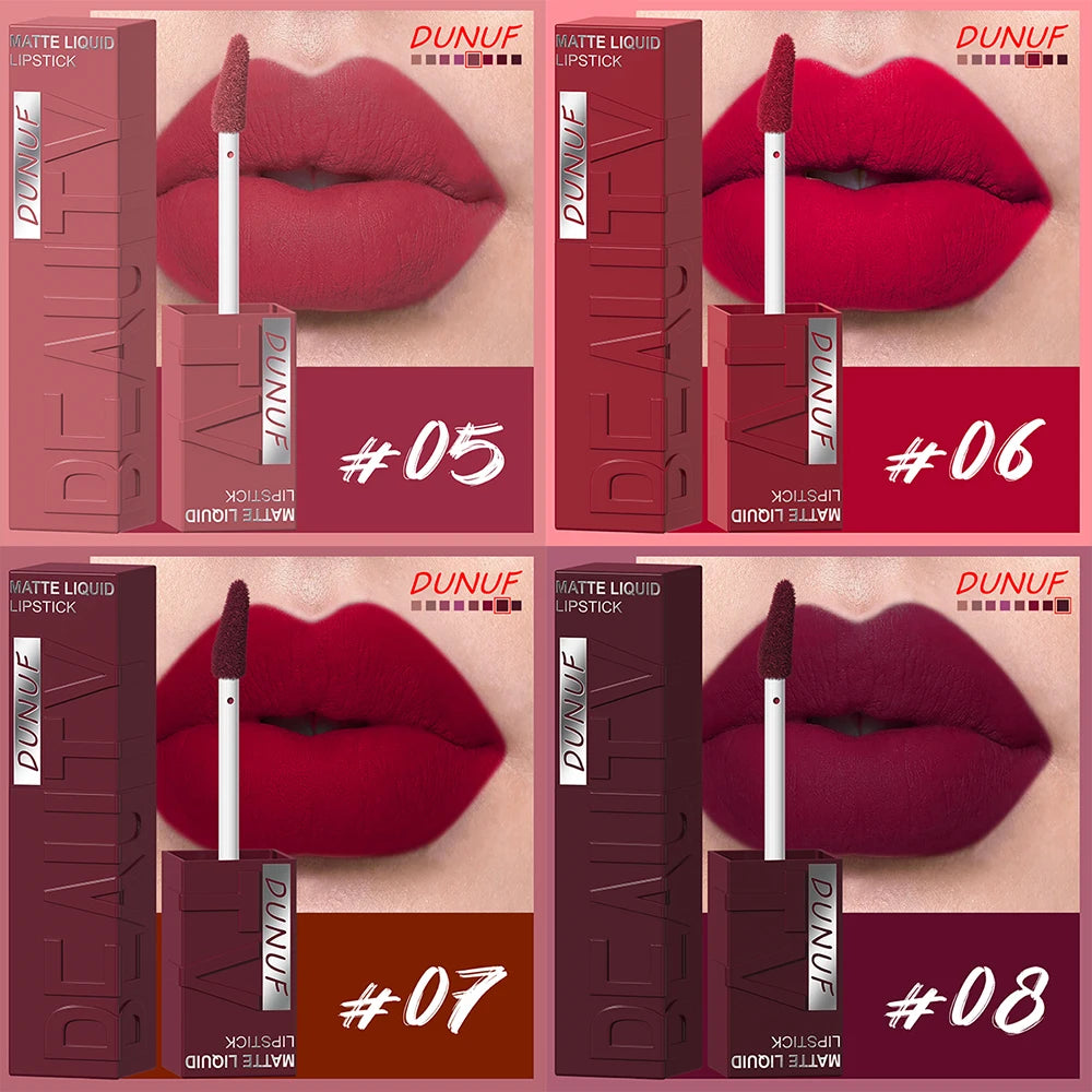 8-color matte velvet Liquid Lipstick-set /waterproof, Long-Lasting & Highly Pigmented