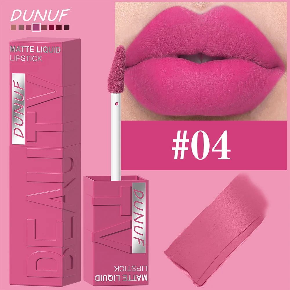 8-color matte velvet Liquid Lipstick-set /waterproof, Long-Lasting & Highly Pigmented