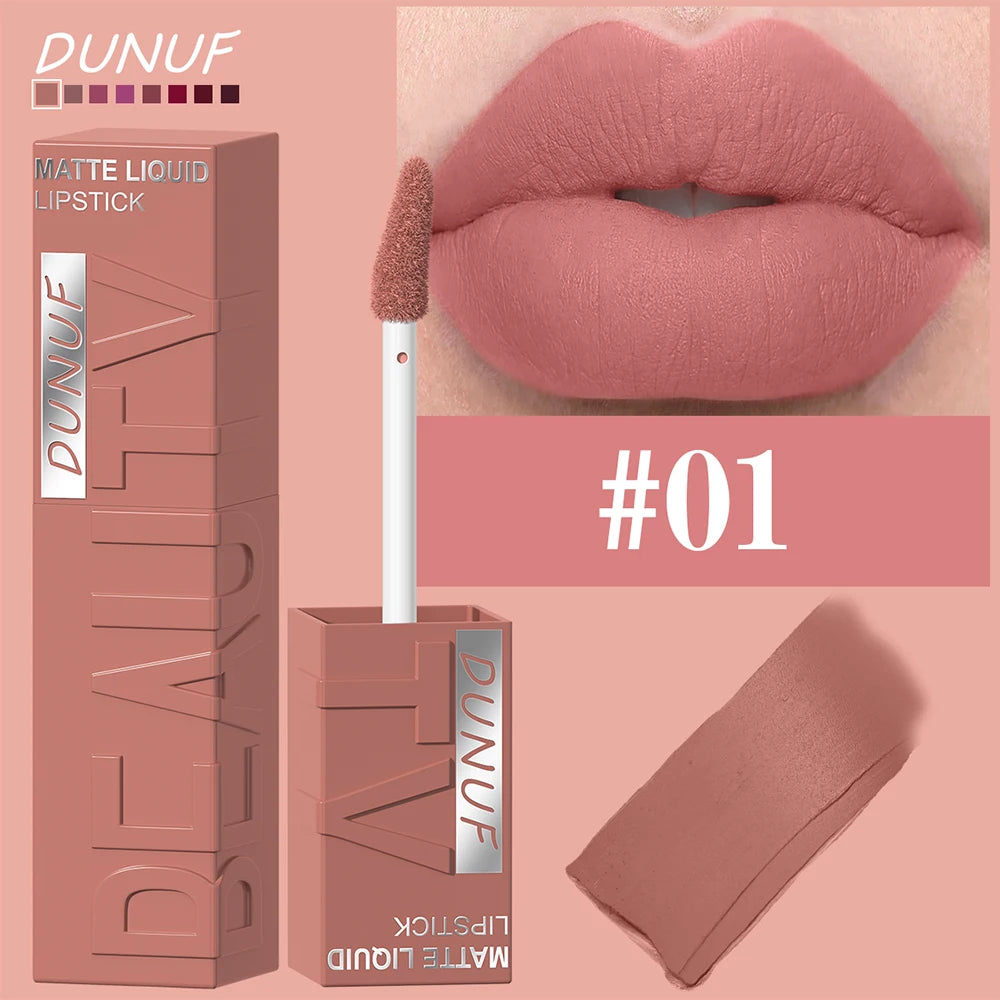 8-color matte velvet Liquid Lipstick-set /waterproof, Long-Lasting & Highly Pigmented