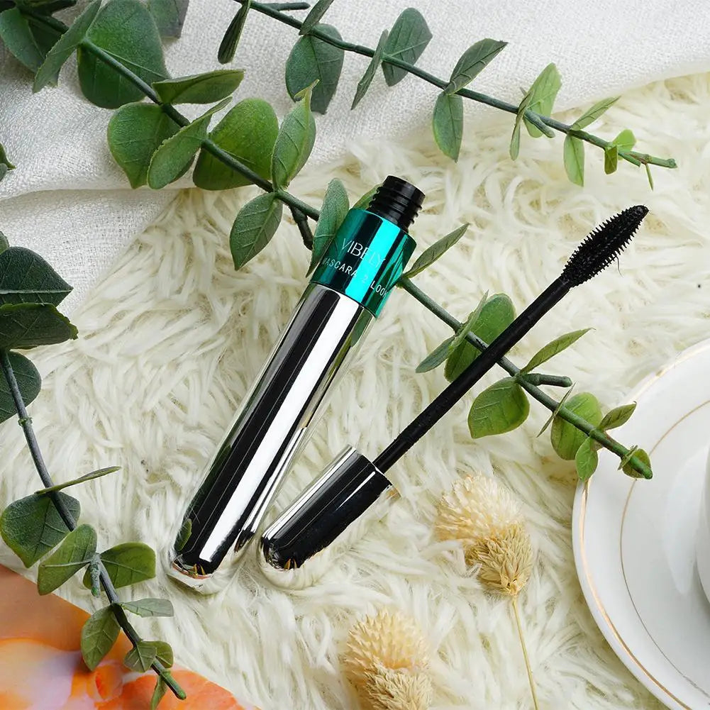 Two-in-one Mascara Eyeliner 4D Wide-angle Rotating Waterproof Slender