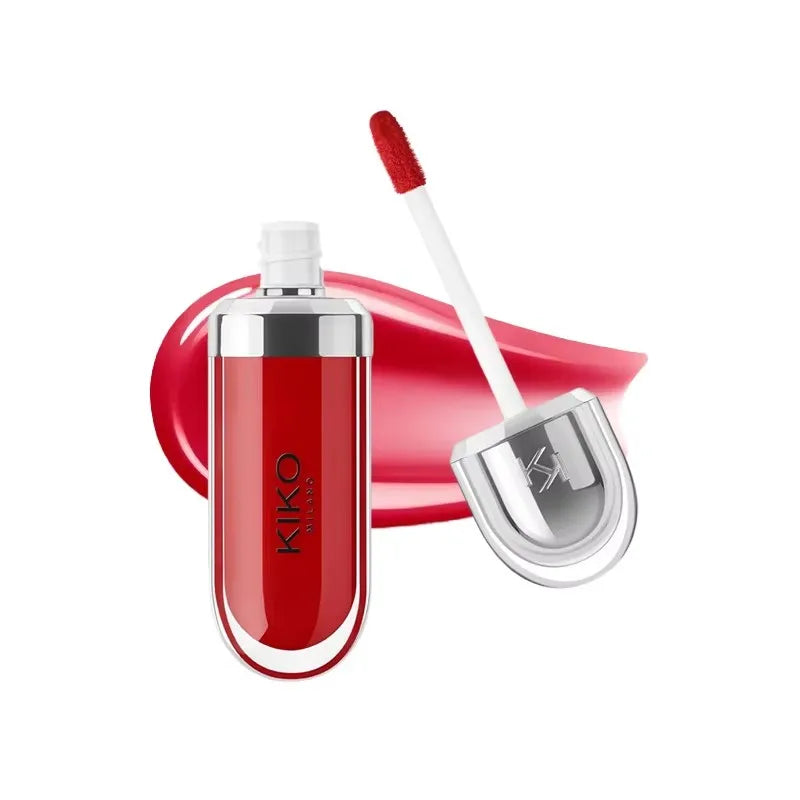3D Nourishing Lip Glaze - Transparent Glossy Lipstick for Full, Radiant Lips in Milk Tea Shade