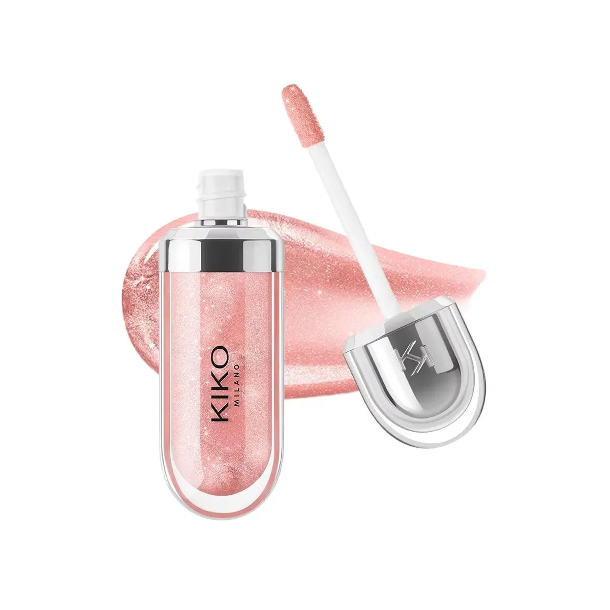 3D Nourishing Lip Glaze - Transparent Glossy Lipstick for Full, Radiant Lips in Milk Tea Shade