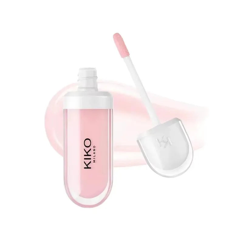 3D Nourishing Lip Glaze - Transparent Glossy Lipstick for Full, Radiant Lips in Milk Tea Shade