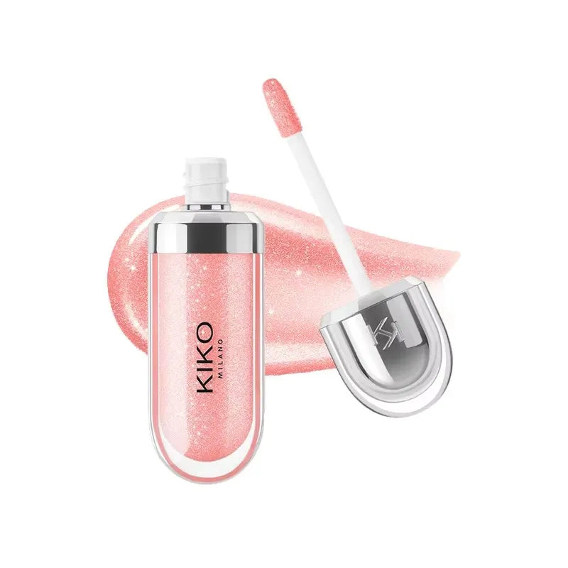 3D Nourishing Lip Glaze - Transparent Glossy Lipstick for Full, Radiant Lips in Milk Tea Shade
